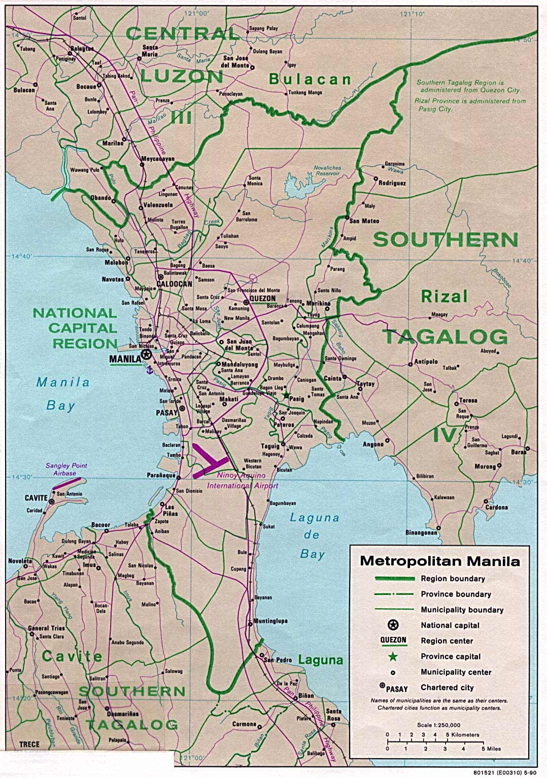 manila area map